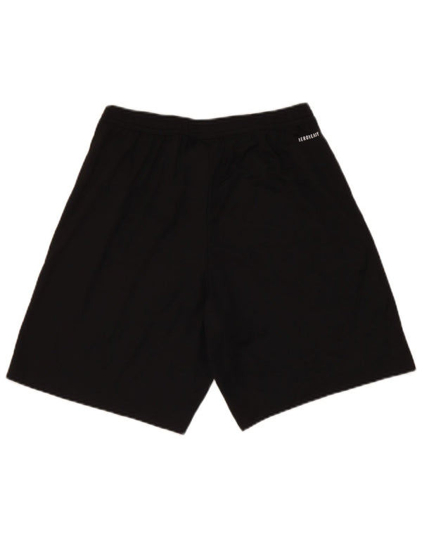 Adidas Mens Aeroready Graphic Sport Shorts Pequeno Poliéster Preto