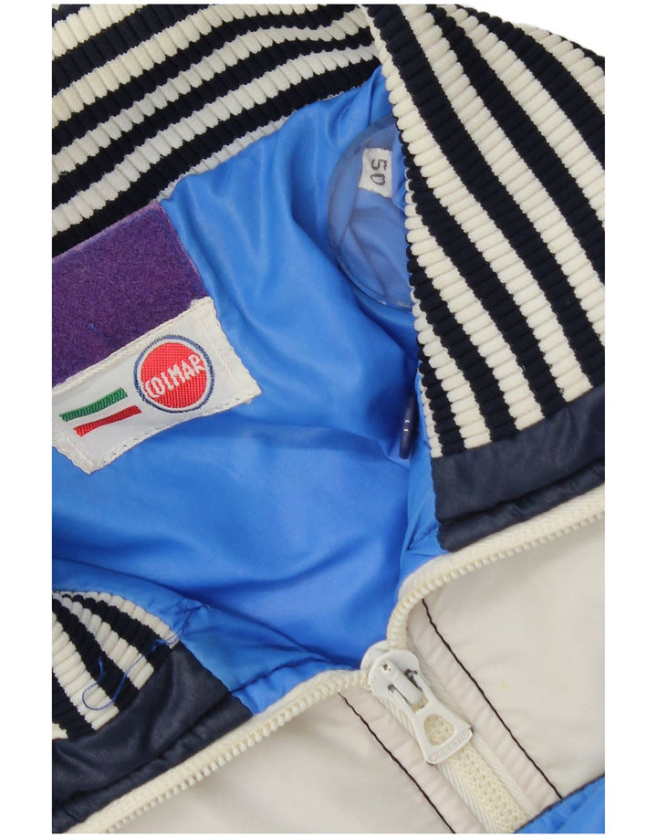Jaqueta acolchoada masculina Colmar IT 50 azul médio Colourblock Nylon