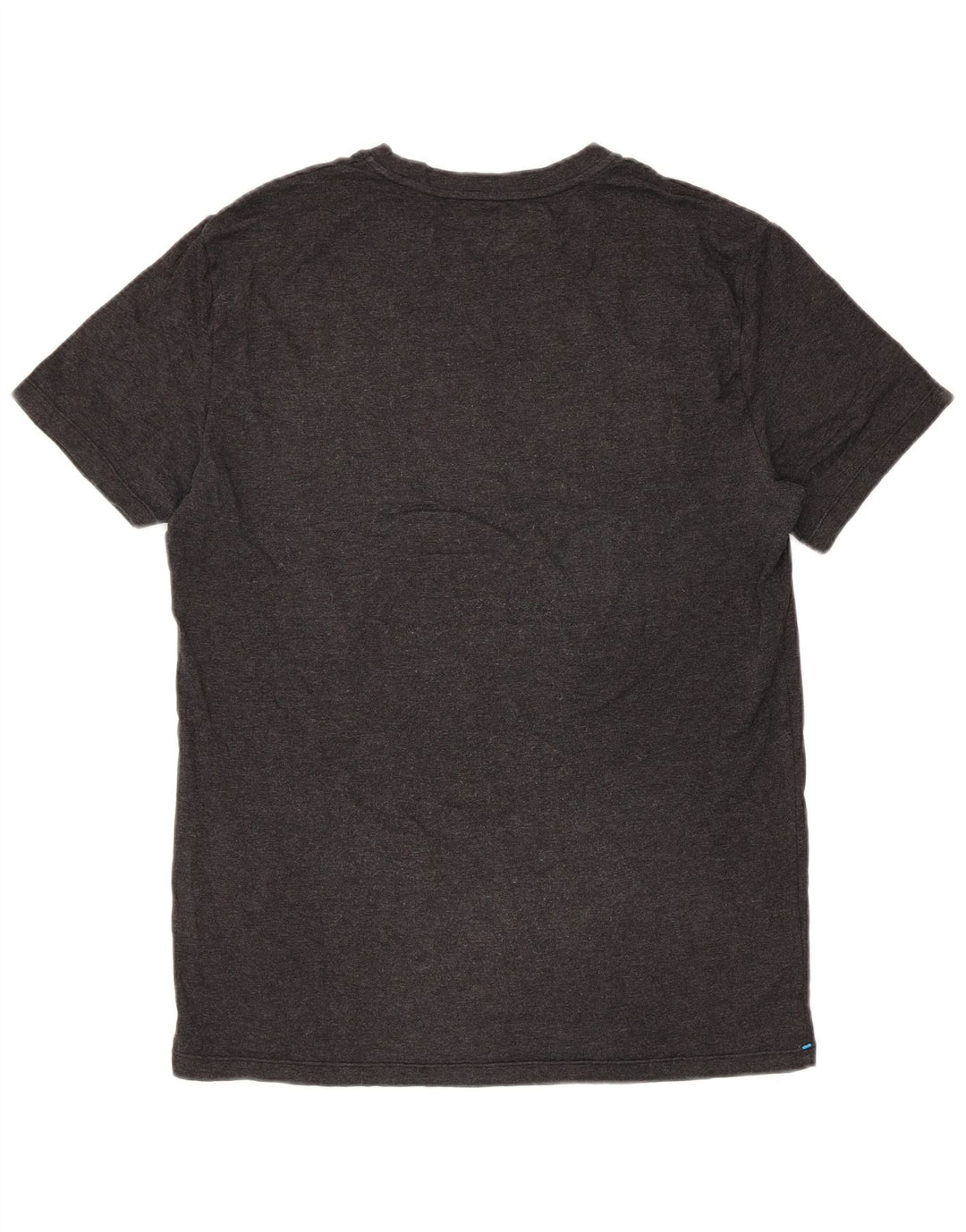 Camiseta masculina regular de manga curta Columbia algodão manchado cinza médio