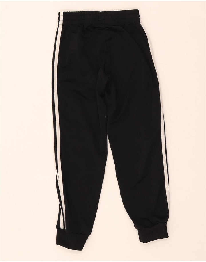 Adidas meninos calças de treino joggers 6-7 anos preto poliéster