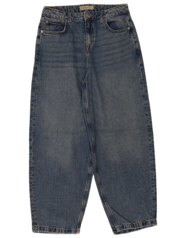 Marks & Spencer Jeans Soltos para Meninas 12-13 Anos W30 L27 Algodão Azul