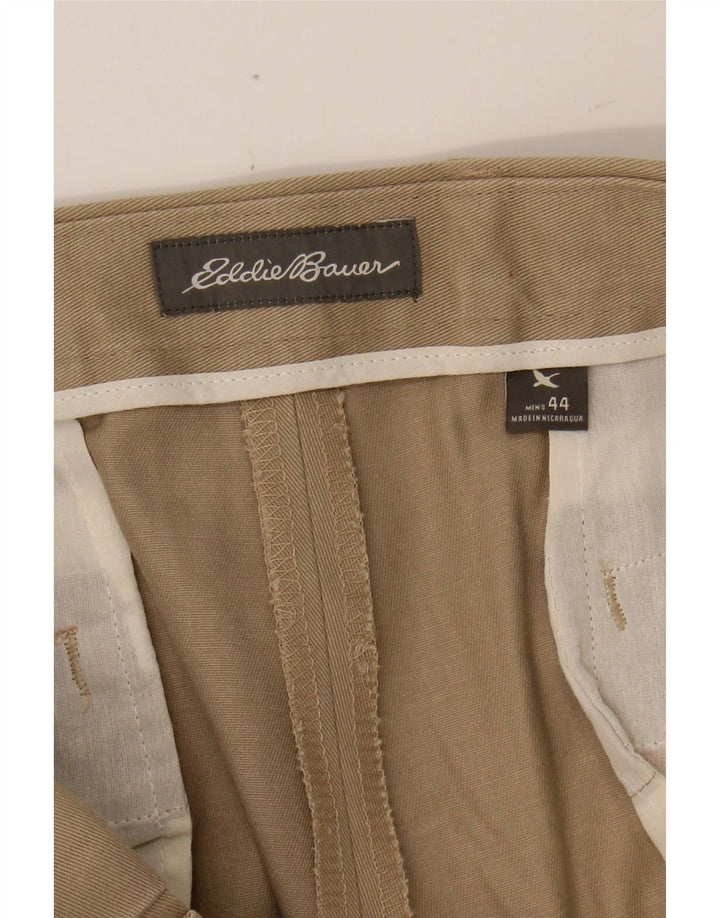 EDDIE BAUER Mens Pegged Chino Trousers W44 L34 Beige Cotton Vintage Eddie Bauer and Second-Hand Eddie Bauer from Messina Hembry 