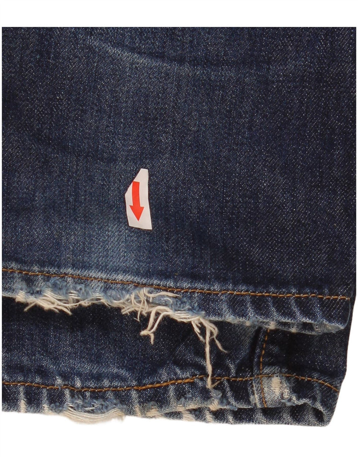 Levi's Masculino 501 Straight Jeans W32 L30 Azul Algodão