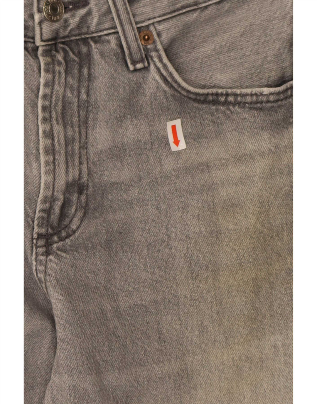Calça jeans feminina Zara Bootcut EU 36 XS W26 L33 cinza algodão