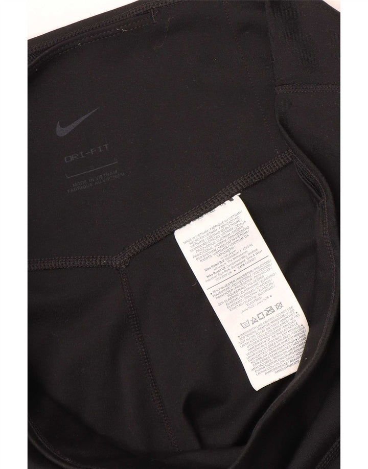 Leggings Nike Dri Fit Feminina UK 16 Grande Poliéster Preto