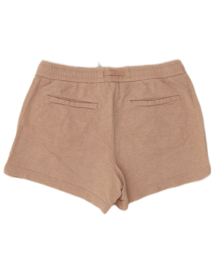 Shorts feminino ATHLETA US 6 médio W30 algodão bege