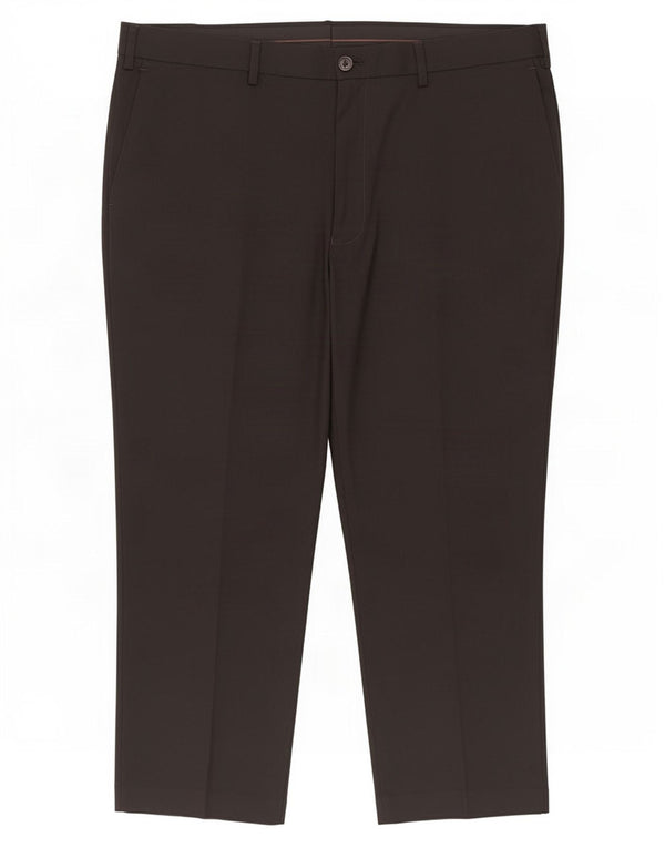 Calças justas masculinas Marks & Spencer W38 L25 poliéster preto