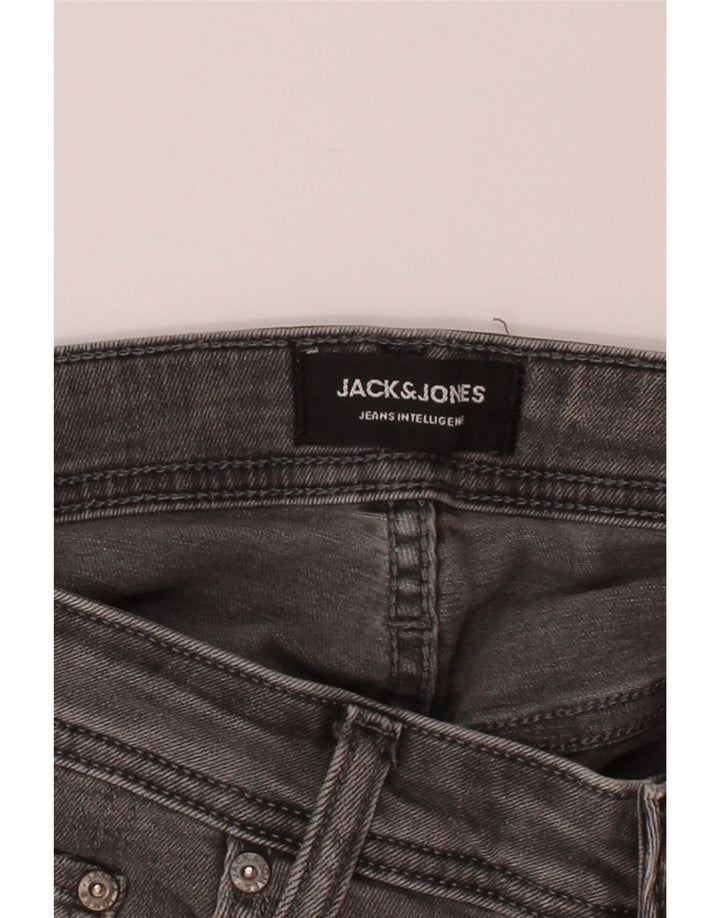 JACK & JONES Mens Liam Skinny Jeans W32 L32 Grey Cotton Vintage Jack & Jones and Second-Hand Jack & Jones from Messina Hembry 
