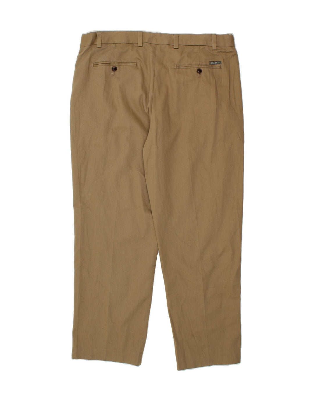 EDDIE BAUER Mens Straight Chino Trousers W36 L30 Beige Cotton Vintage Eddie Bauer and Second-Hand Eddie Bauer from Messina Hembry 