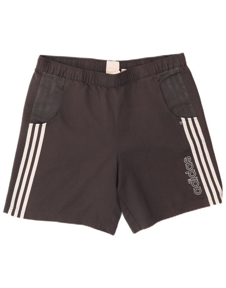 Adidas Mens Graphic Sport Shorts Grande Poliéster Preto