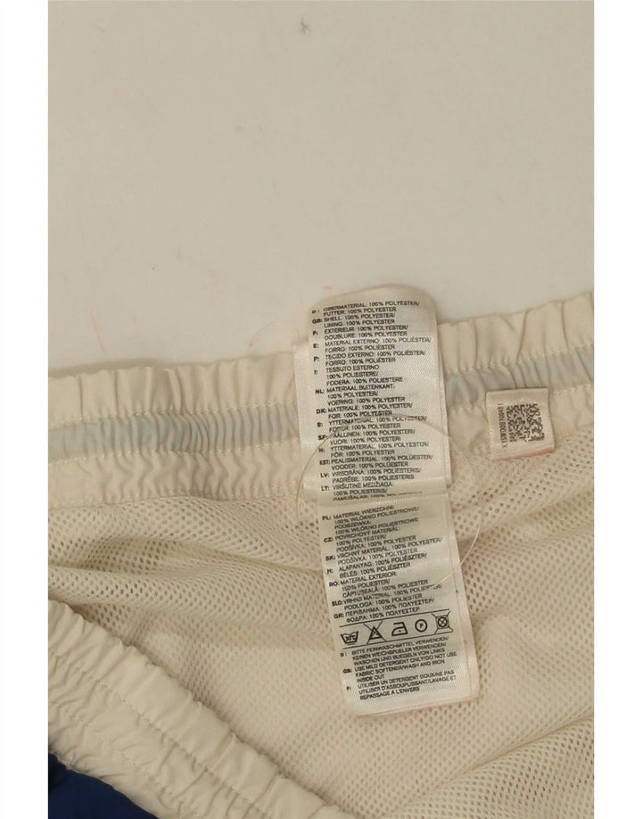 Shorts esportivos masculinos Adidas médio branco colorblock poliéster