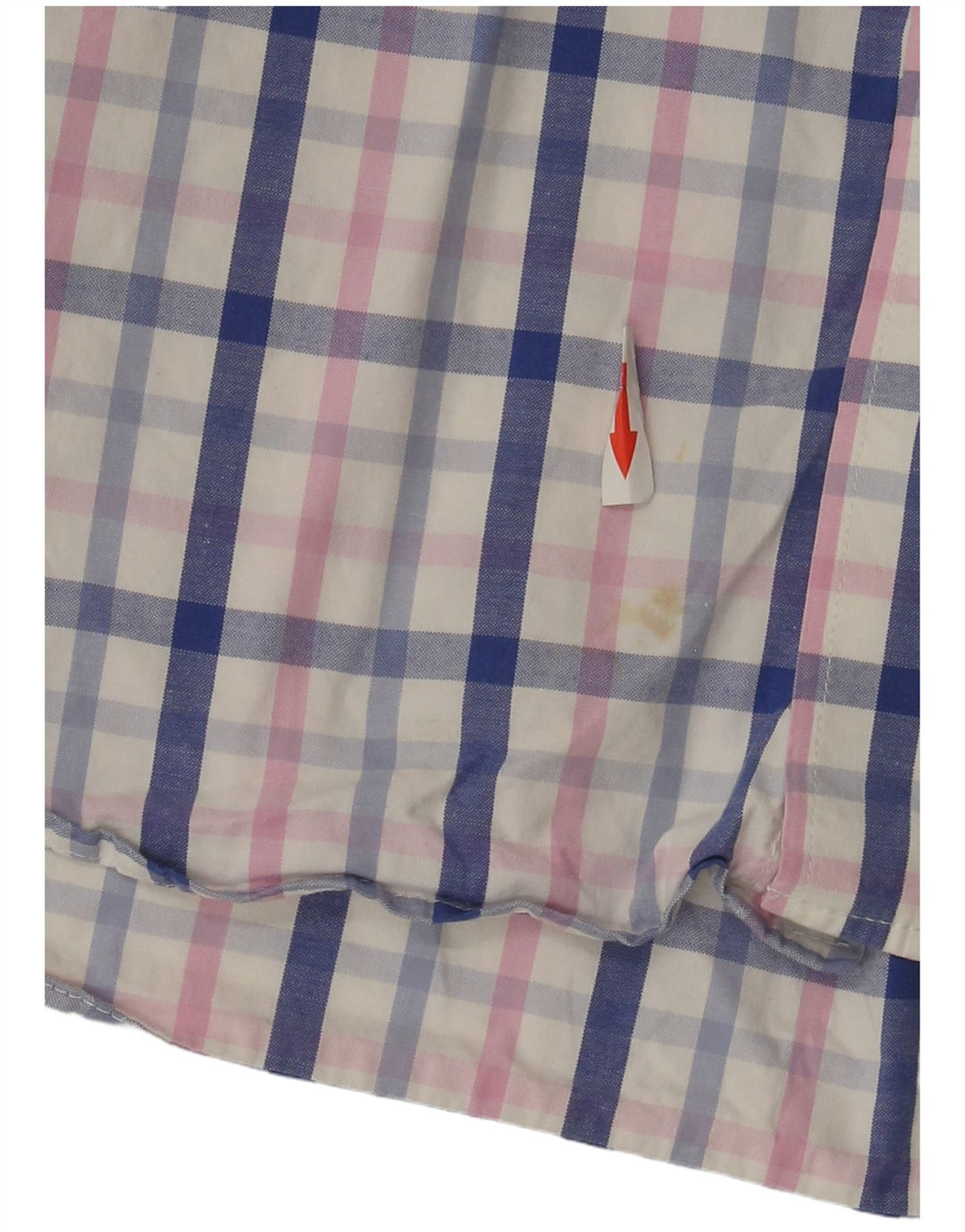 Crew Clothing Camisa masculina clássica de ajuste grande algodão xadrez multicolorido