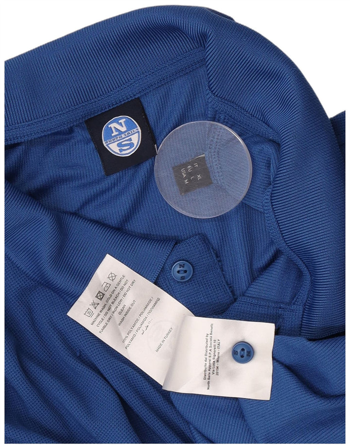 Camisa polo masculina North Sails grande azul poliamida