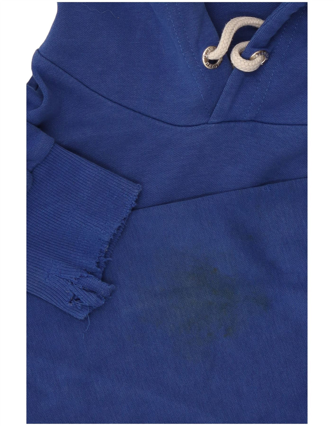 Suéter Ellesse masculino com capuz gráfico azul médio algodão