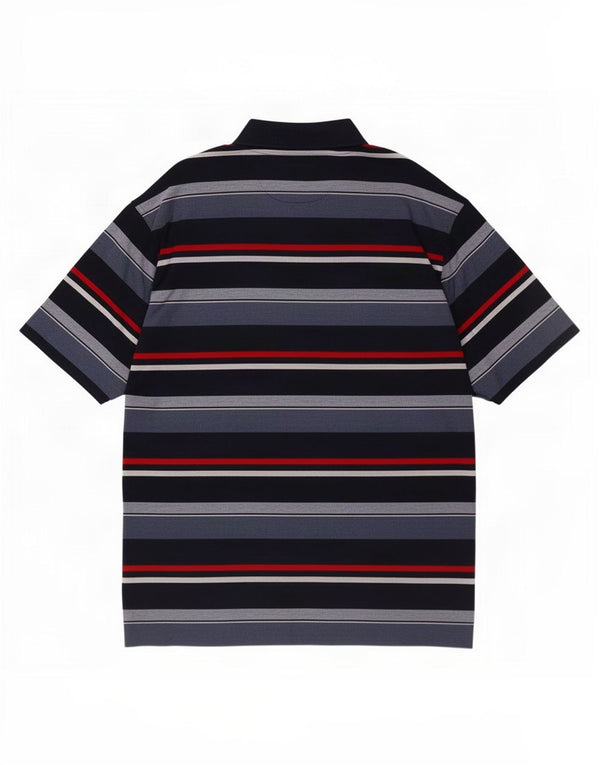 Camisa polo masculina Paul & Shark 2XL algodão listrado azul marinho