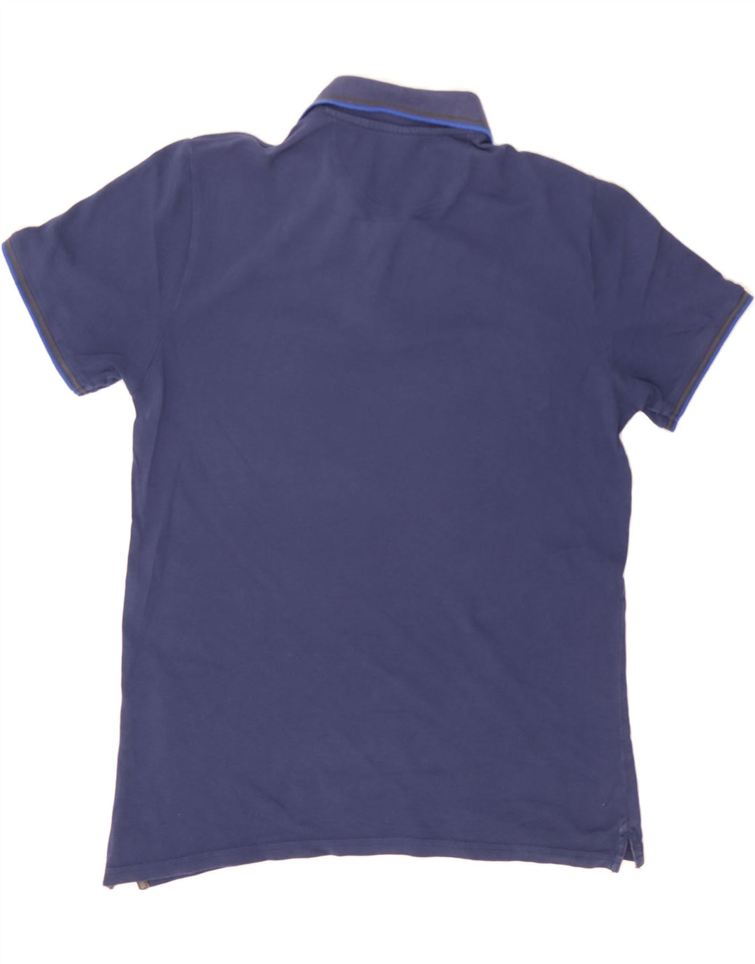 CHAMPION Mens Polo Shirt Large Navy Blue Cotton Vintage Champion and Second-Hand Champion from Messina Hembry 