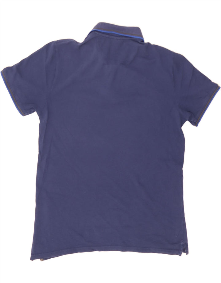 CHAMPION Mens Polo Shirt Large Navy Blue Cotton Vintage Champion and Second-Hand Champion from Messina Hembry 
