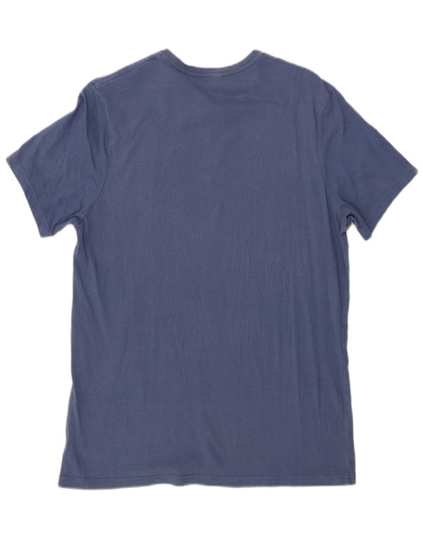 Jack Wills Mens Classic Fit Camiseta Top Médio Algodão Azul