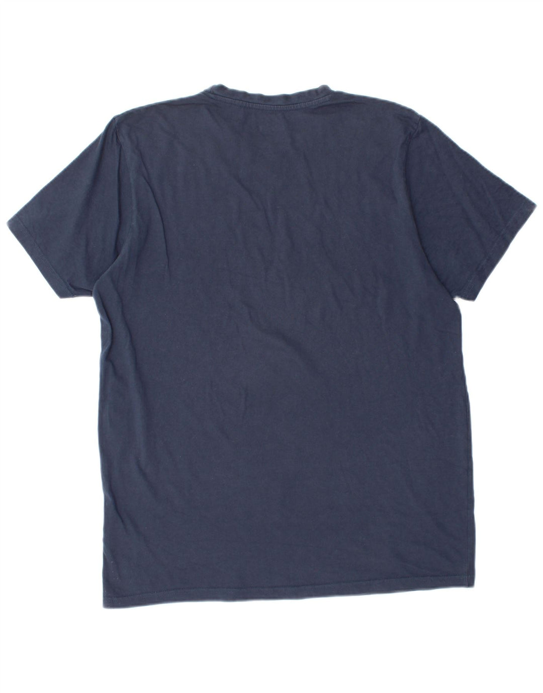 Ellesse Camiseta masculina gráfica top grande algodão azul marinho