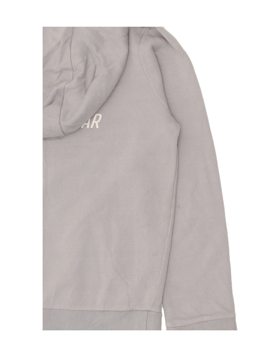 NIKE Womens Graphic Zip Hoodie Sweater UK 16 Large Grey Cotton | Vintage Nike | Thrift | Second-Hand Nike | Used Clothing | Messina Hembry 
