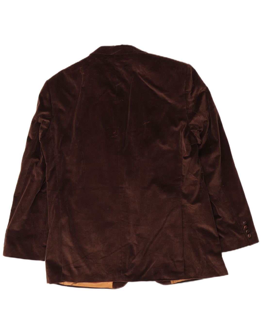 Jaqueta blazer masculina de veludo com 2 botões Barbour IT 56 3XL algodão marrom