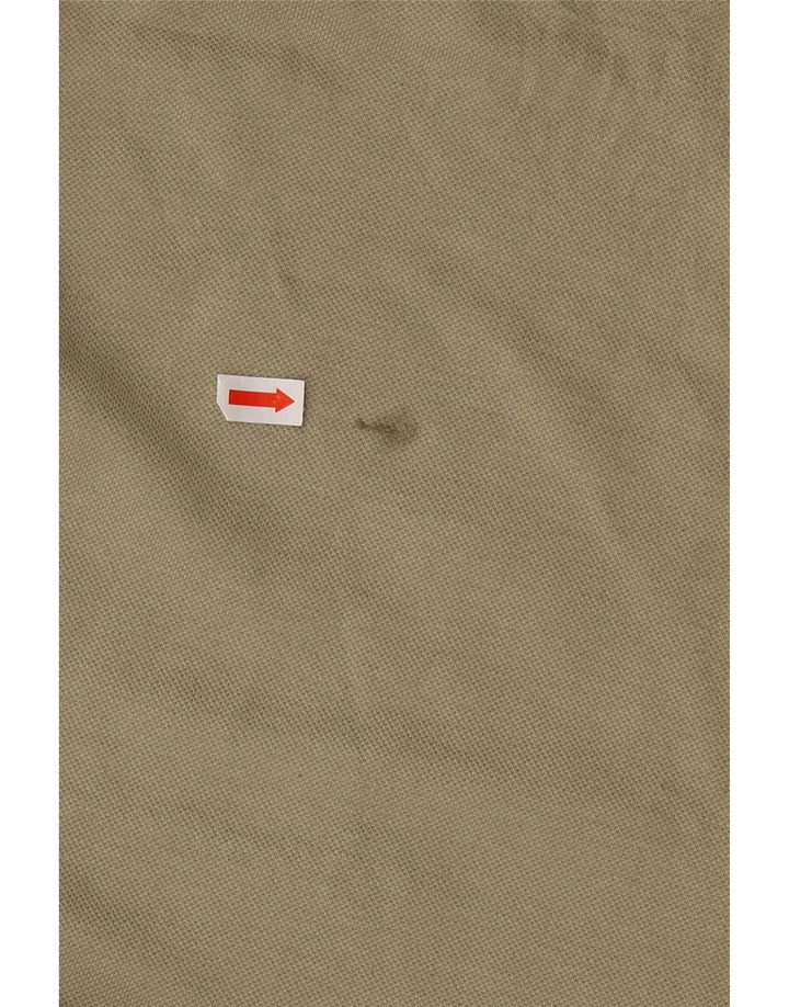 SERGIO TACCHINI Top masculino manga comprida grande algodão cáqui