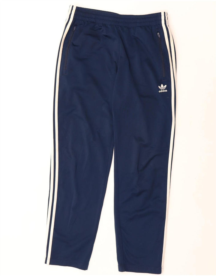 Calça de treino masculina Adidas UK 14 poliéster azul marinho médio