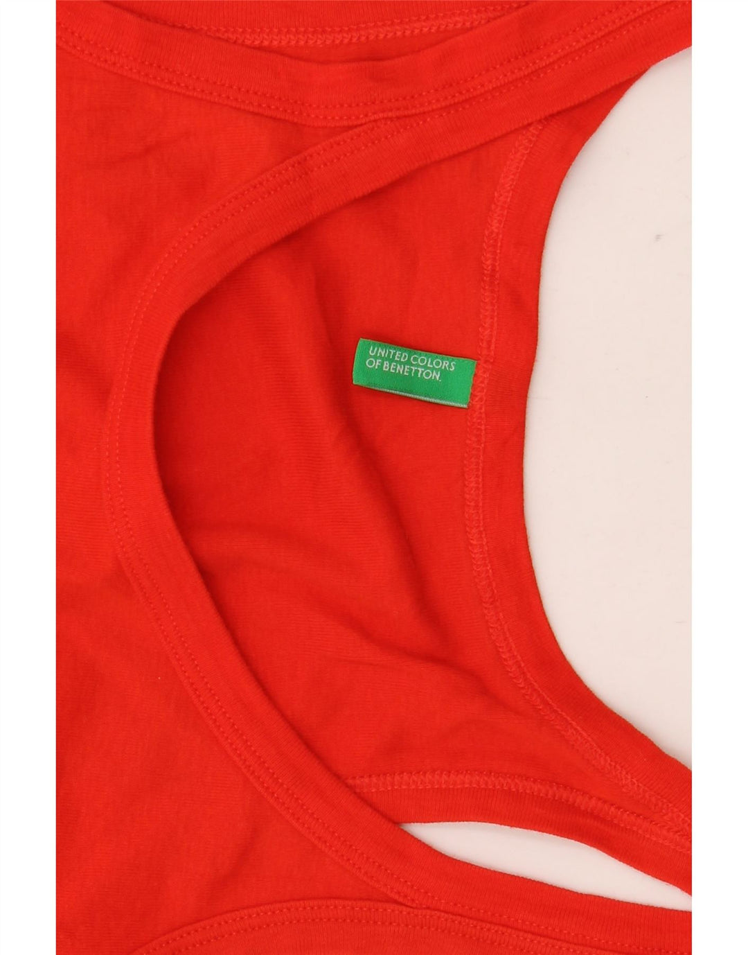 Colete feminino Benetton UK 8 pequeno vermelho