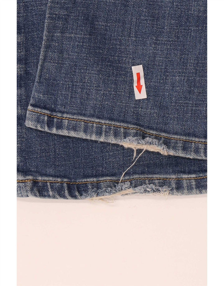 Lee Womens Bootcut Jeans W27 L33 Algodão Azul