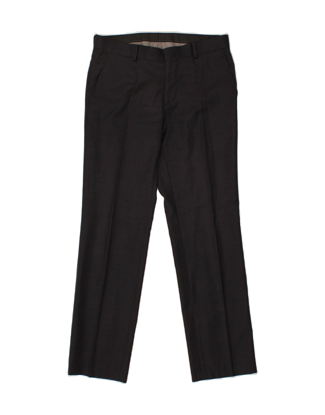 Terno masculino CHROM com 2 botões e 2 peças Reino Unido 38 médio W32 L30 preto
