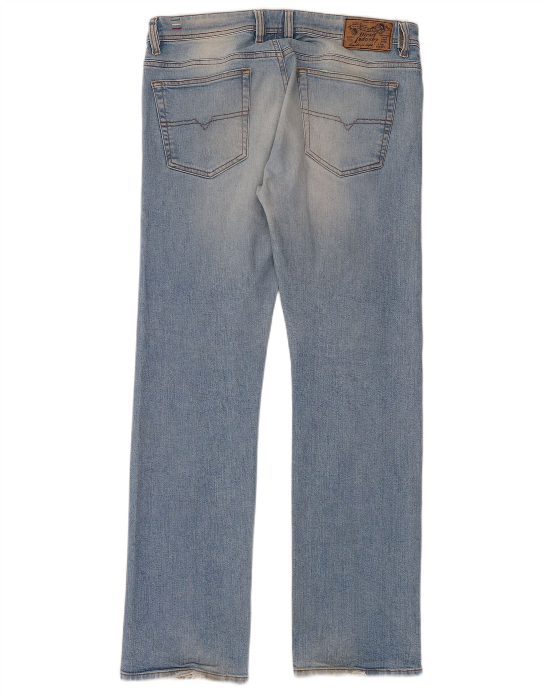 Diesel Masculino Viker Straight Jeans W34 L32 Azul Algodão