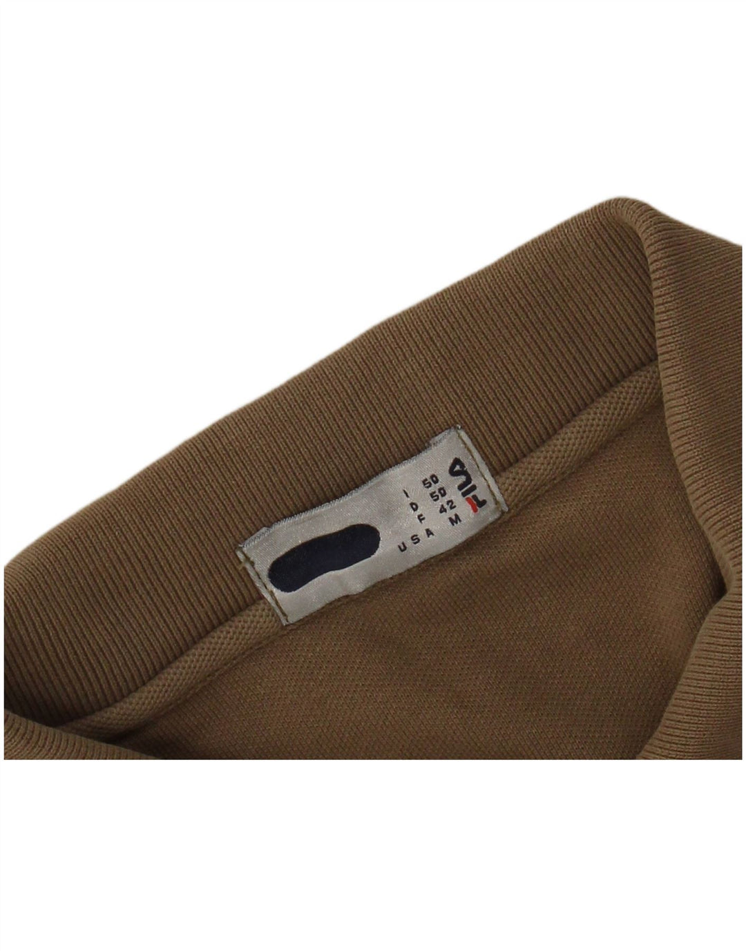 Camisa polo masculina FILA marrom médio