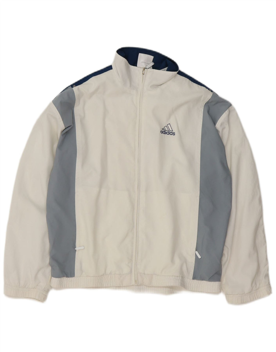 Jaqueta Adidas Meninos Treino Top 11-12 Anos Branco Colorblock Poliéster
