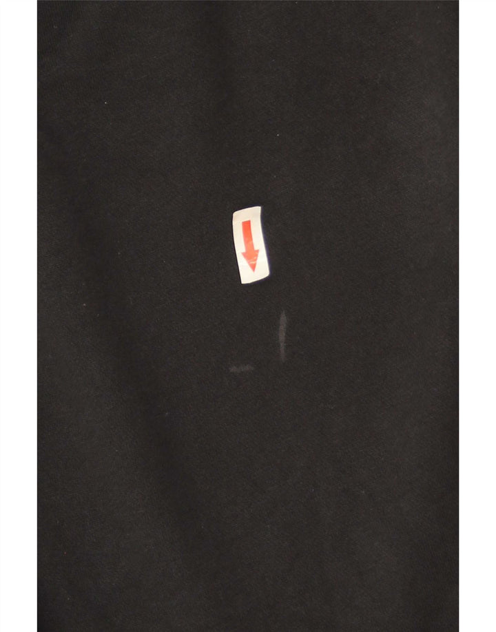 Jumper com capuz Nike masculino oversized pequeno algodão preto