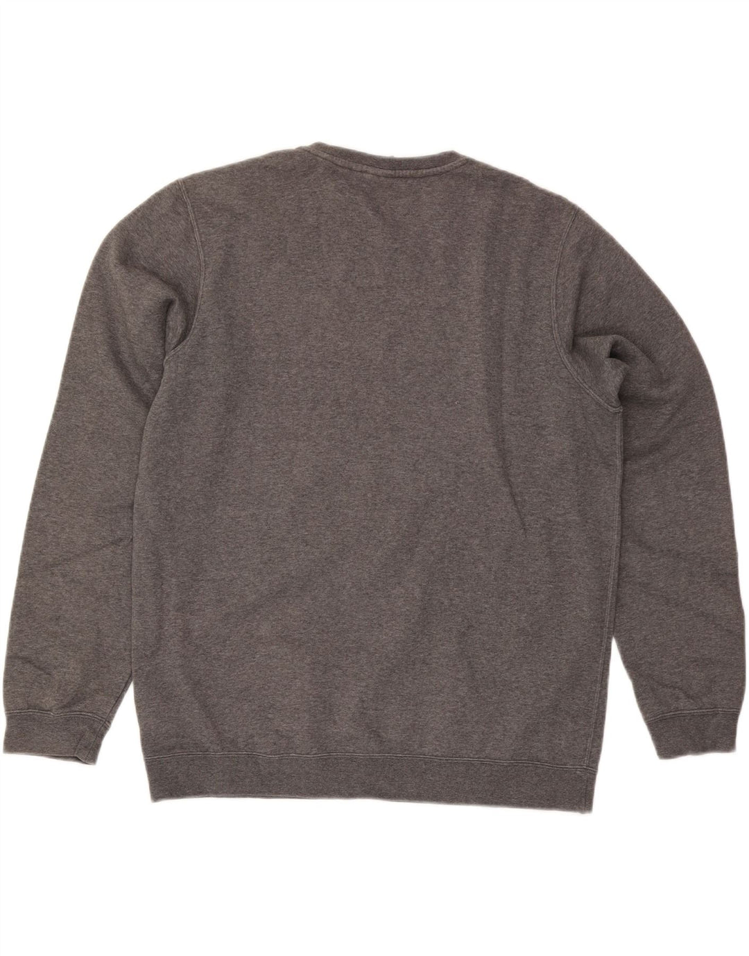 Nike moletom masculino jumper grande algodão cinza