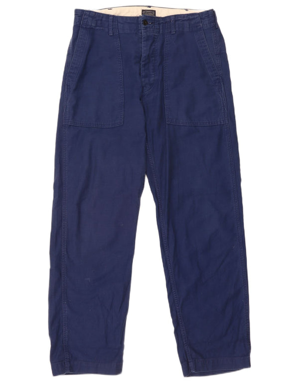 Calça jeans reta masculina Levi's W34 L30 algodão azul marinho