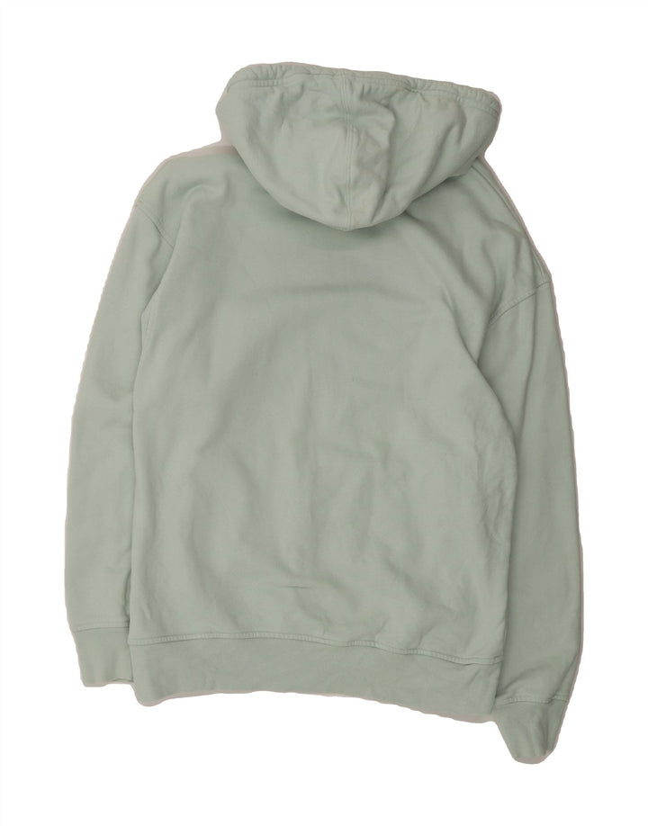 LEVI'S Mens Relaxed Fit Graphic Hoodie Jumper Small Turquoise Cotton Vintage Levi's and Second-Hand Levi's from Messina Hembry 