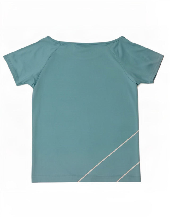 Puma Camiseta Feminina Graphic Top UK 14 Grande Azul