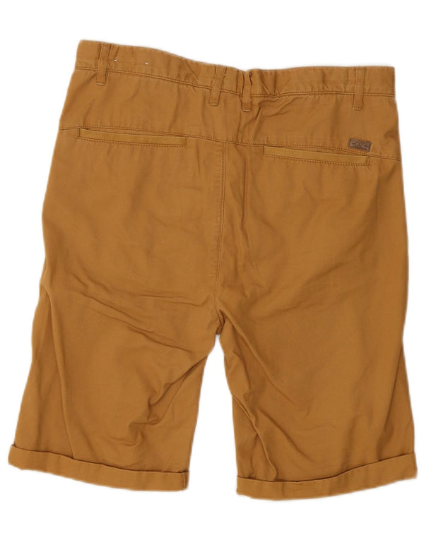 Zara Boys Cargo Shorts 13-14 anos W28 algodão marrom