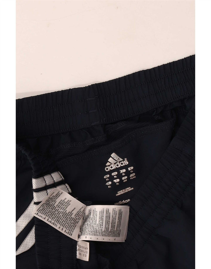Shorts esportivos masculinos Adidas XL azul marinho poliéster