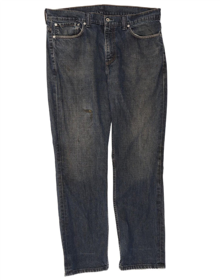 LEVI'S Masculino 511 Slim Jeans W36 L32 Azul Marinho Algodão