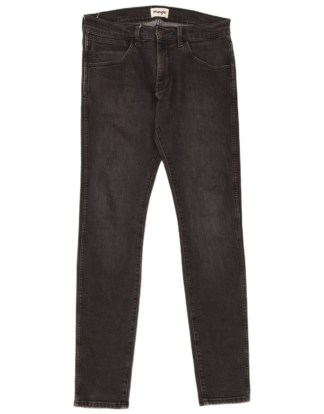 Wrangler Masculino Bryson Slim Jeans W30 L34 Cinza Algodão