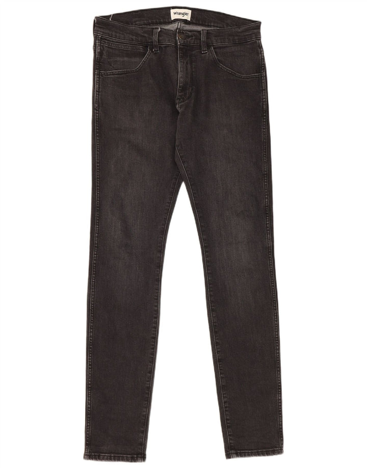 Wrangler Masculino Bryson Slim Jeans W30 L34 Cinza Algodão