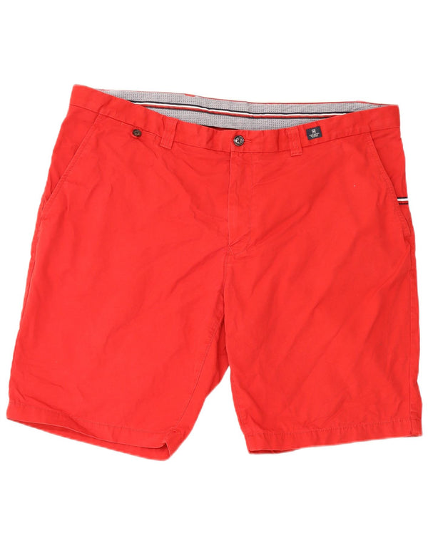 Tommy Hilfiger Mens Chino Shorts W44 2XL Algodão Vermelho