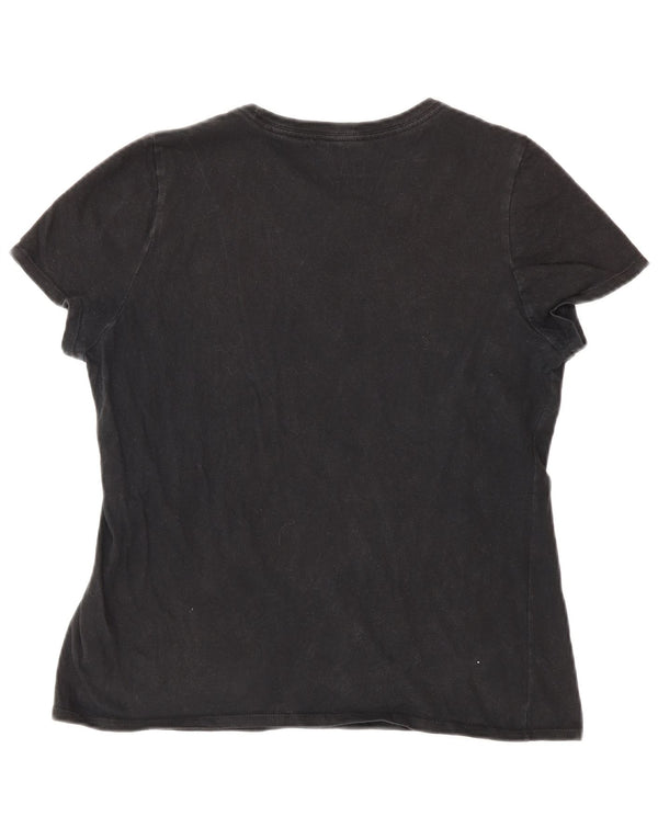 Camiseta Nike Girls Athletic Cut Graphic Top 13-14 Anos XL Algodão Preto