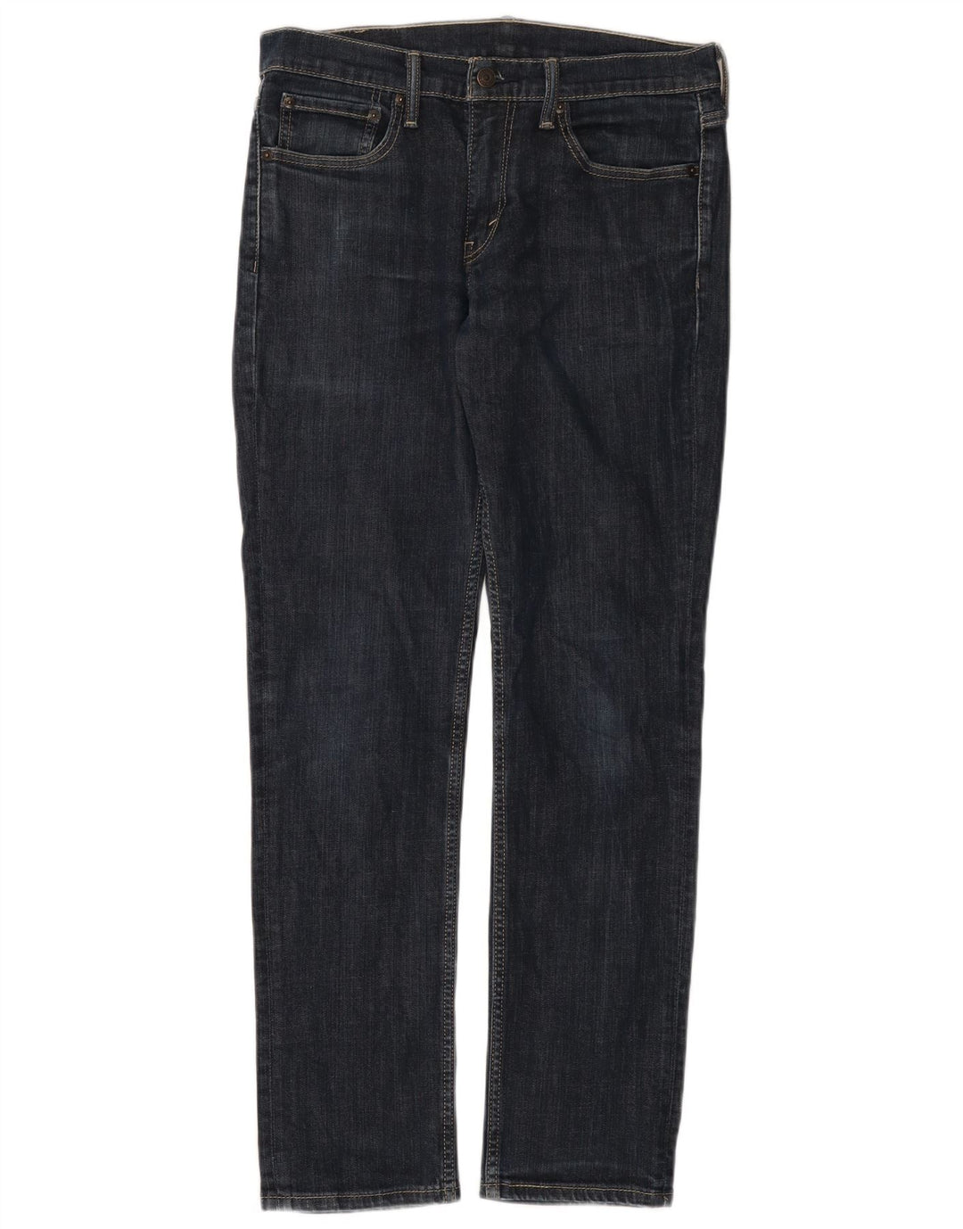 Levi's Masculino 511 Slim Jeans W31 L32 Azul Marinho Algodão