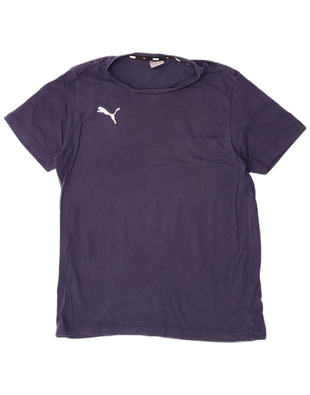 Camiseta masculina PUMA grande algodão azul marinho