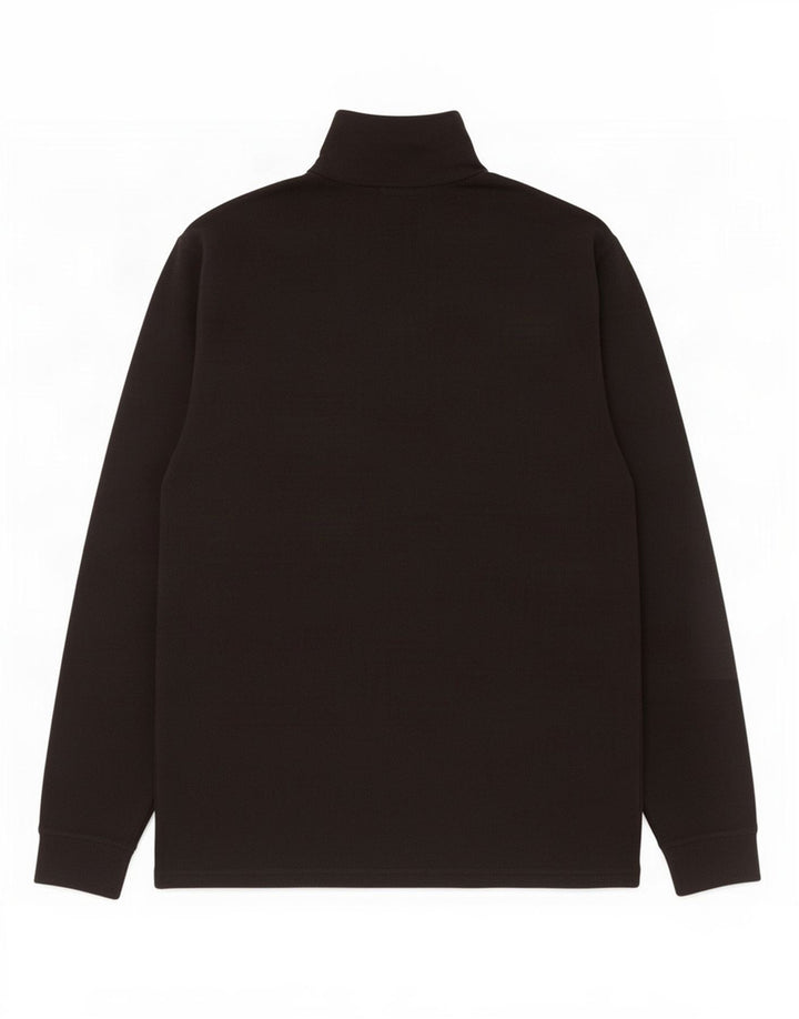 Suéter masculino Brugi de lã com zíper e gola XL poliéster preto