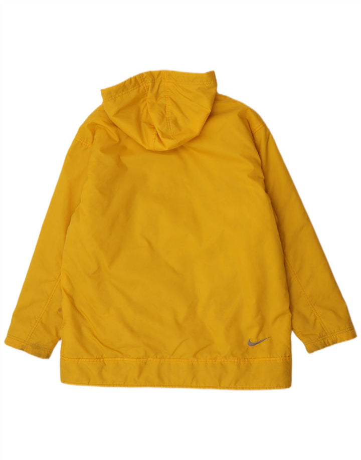 Jaqueta masculina Nike reversível com capuz UK 38 Nylon amarelo médio