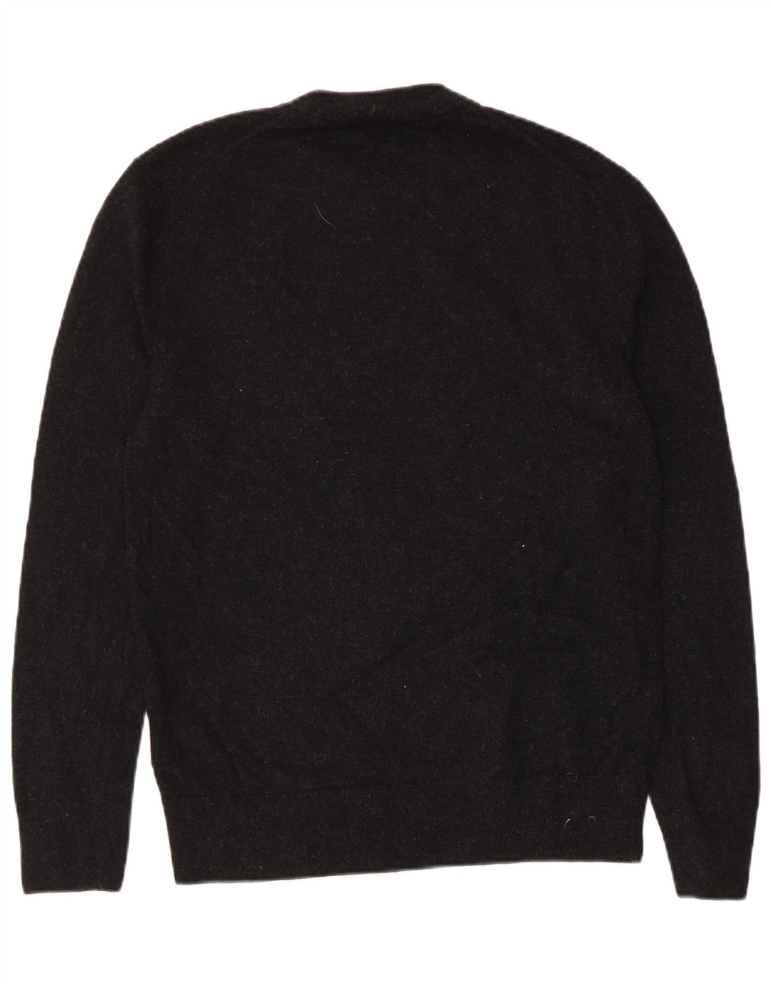 Suéter feminino Cos com gola redonda UK 10 lã preta pequena